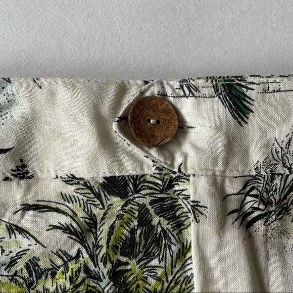 Zara Tropical Print Cargo Shorts - Picture 5 of 8